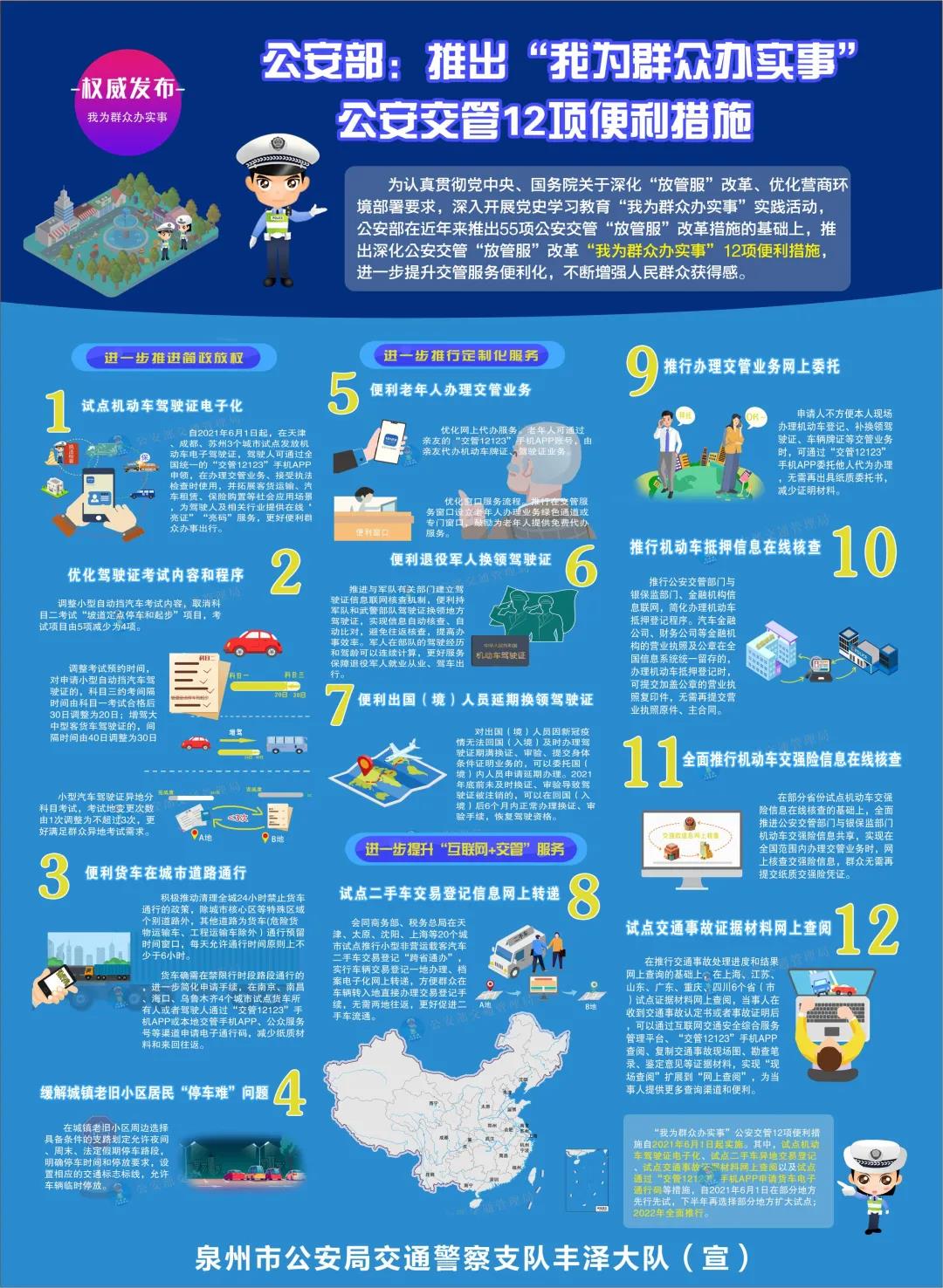 刺桐新声45回顾我为群众办实事公安交管12项便利措施政策解读